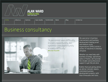 Tablet Screenshot of alanwardconsulting.com